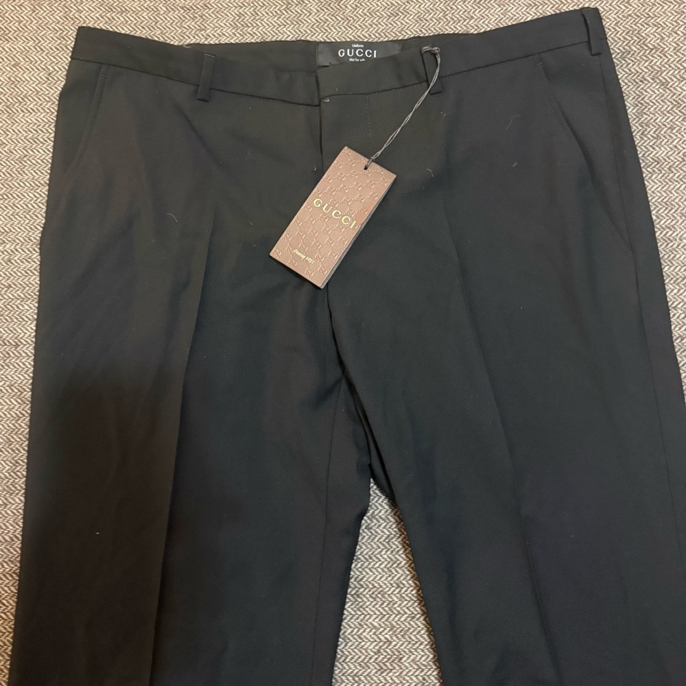 Gucci Men’s Classic Black Pants - Uniform Issue
